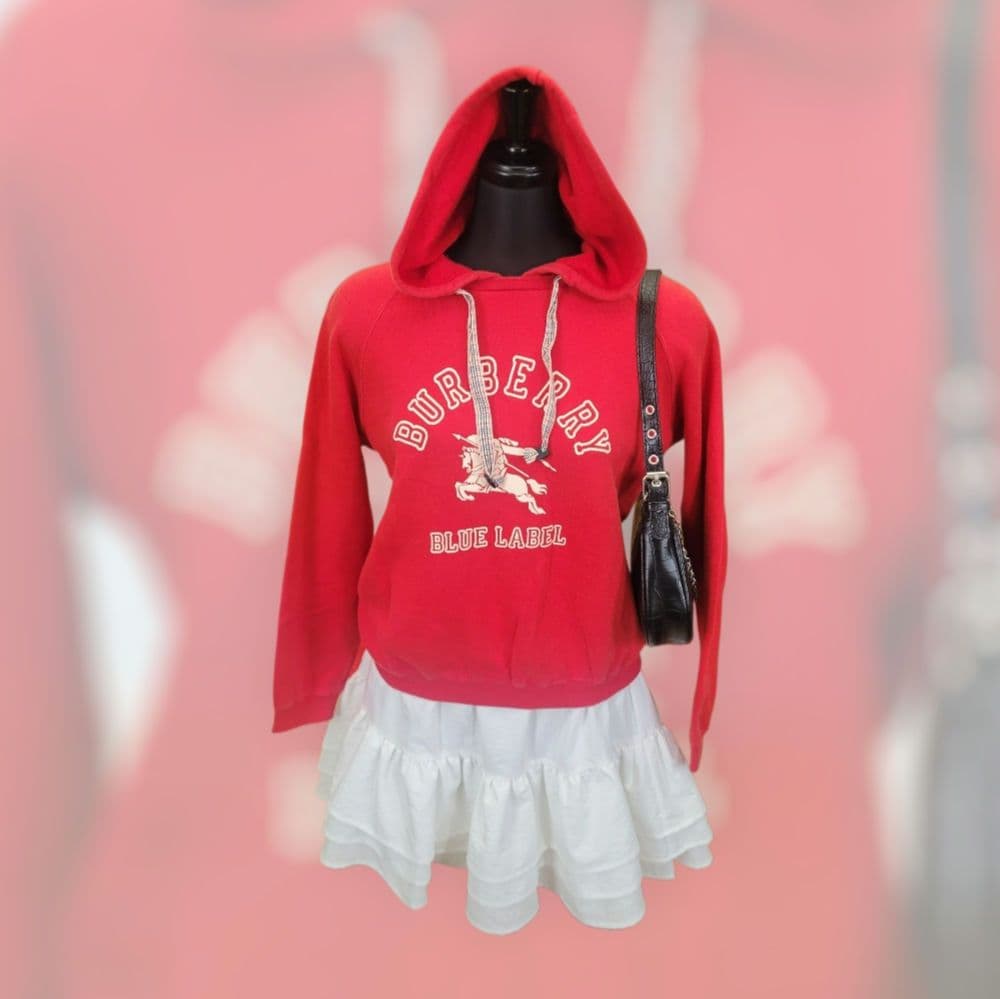 00s archive y2k hoodie BURBERRY 平成ギャル - メルカリ