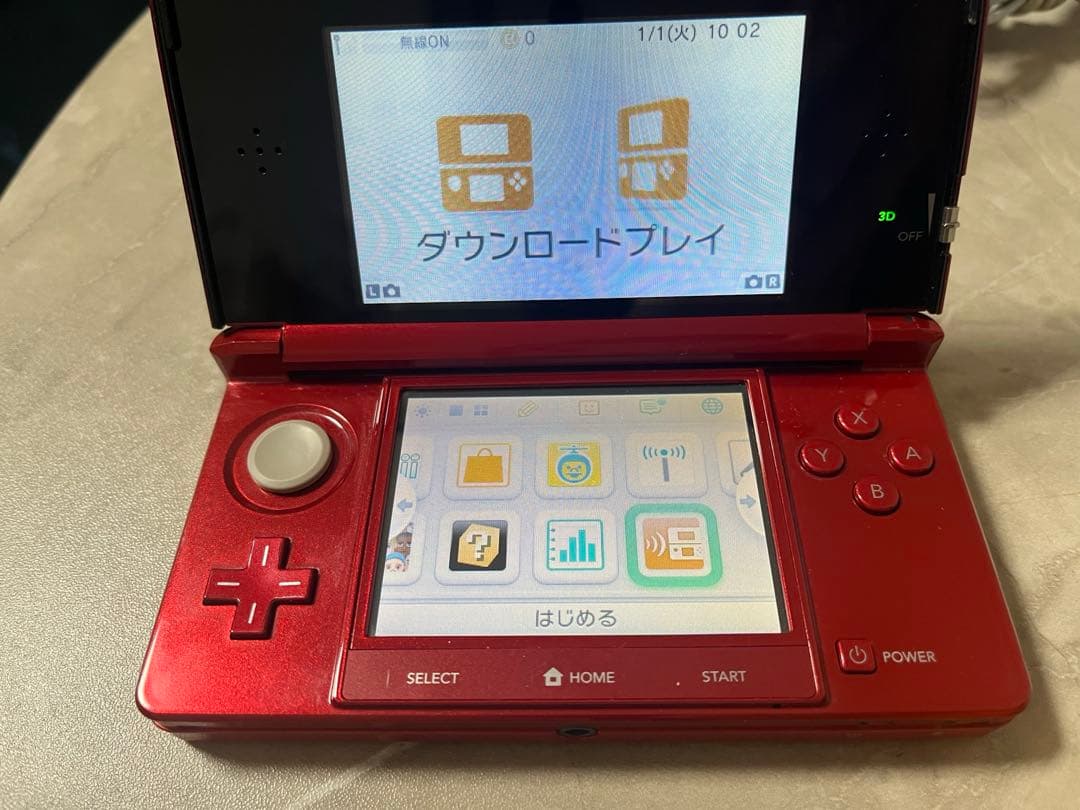 3DS フレアレッド ソフトおまけ ※通電確認/初期化済み - メルカリ