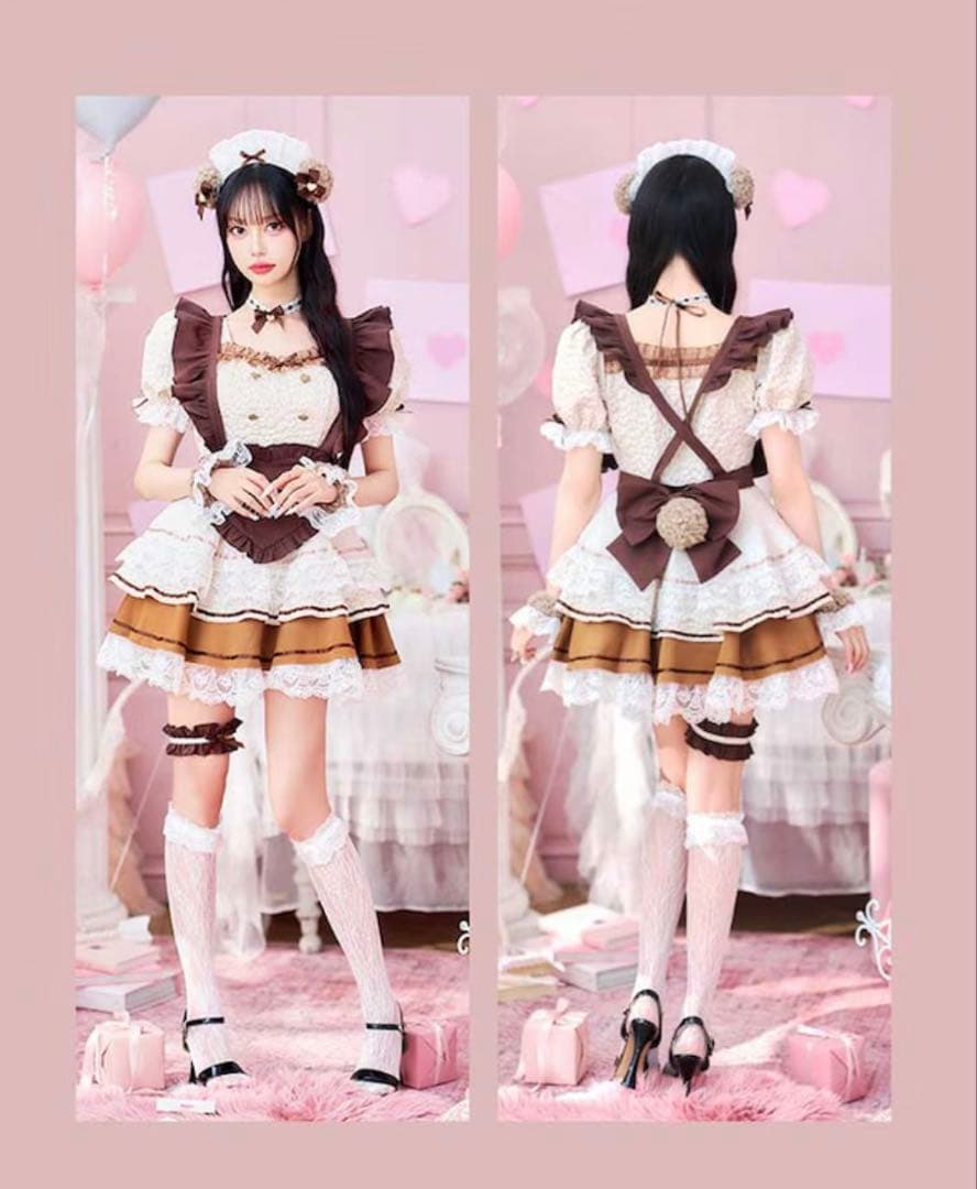 ラテフロマージュベアメイド《バレンタインコスプレ10点セット》マリームーン