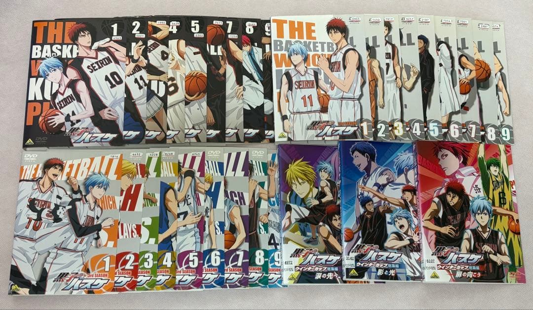 黒子のバスケ 1-3期 ＋ ウインターカップ総集編 DVD 全30巻 全巻セット 黒子のバスケ コミック 全30巻完結セット (ジャンプコミックス) | 藤巻