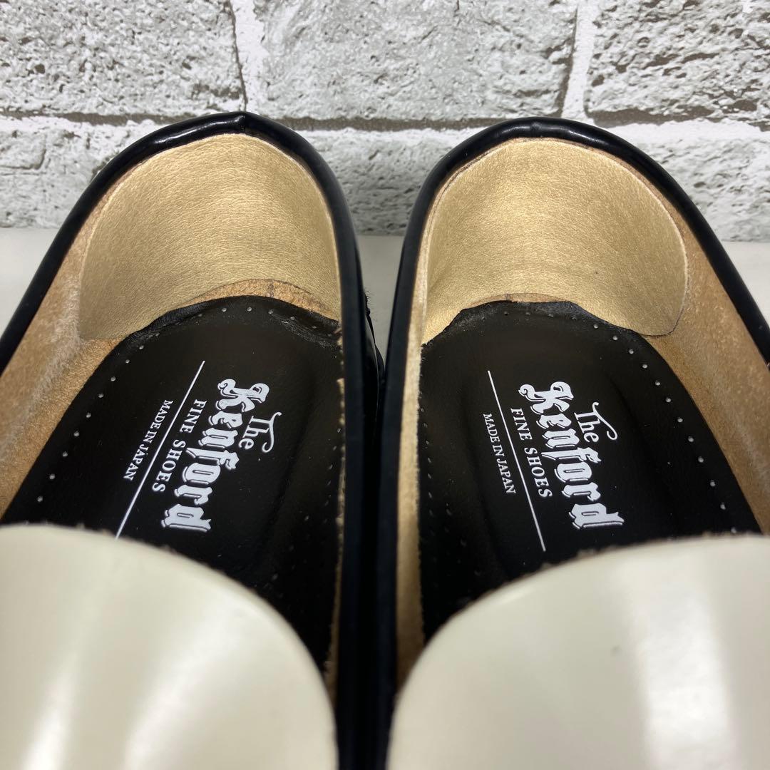 美品】KENFORD コインローファー 26cm 厚底 レザー バイカラー - メルカリ