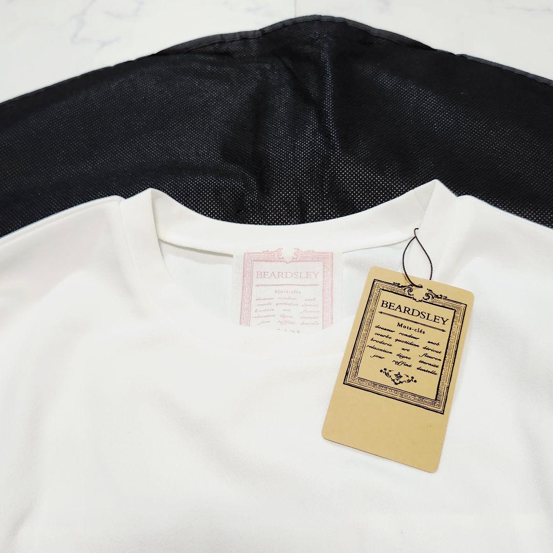 タグ付き/25年モデル☆ビアズリー Tブラウス ストレッチ サイド