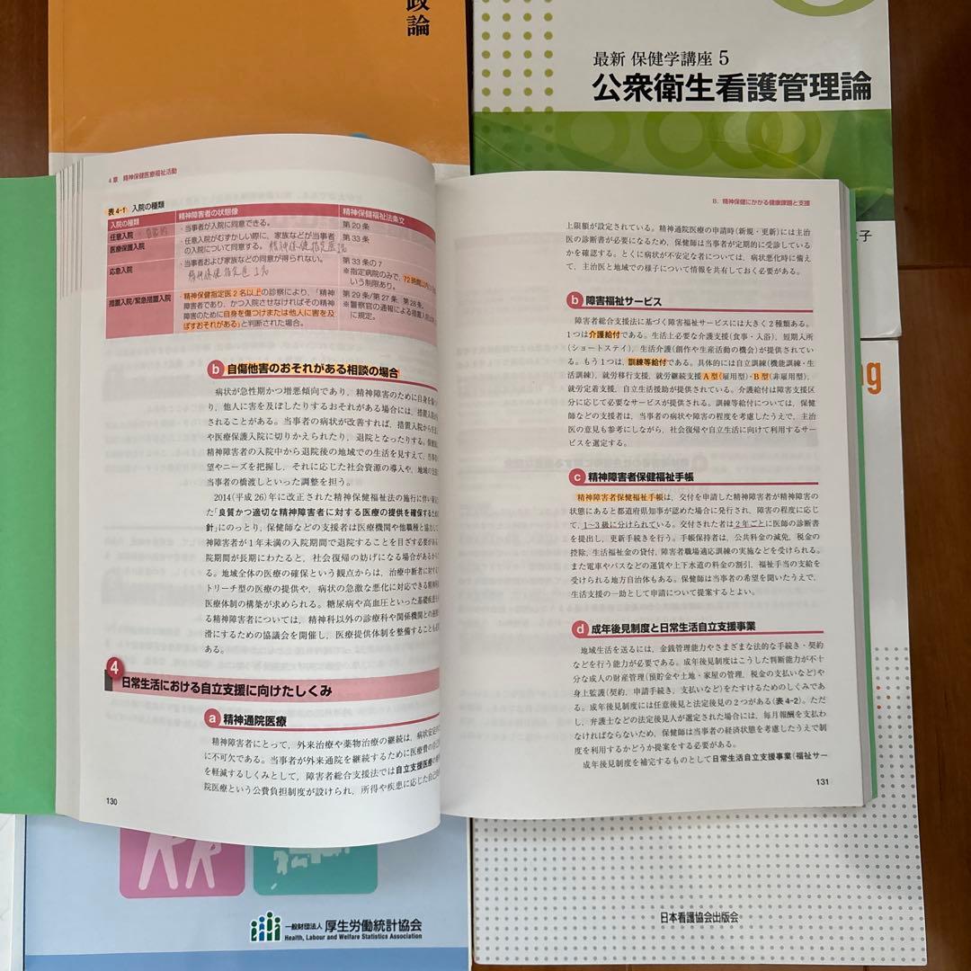 保健師 教科書 6冊セット - メルカリ