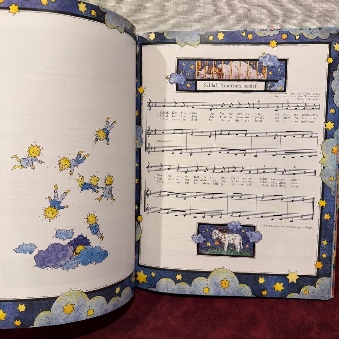 223B④2002年ドイツ語楽譜絵本 洋書古書 ジャンクジャーナル イラスト