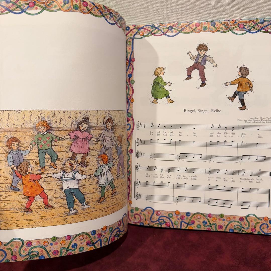 223B④2002年ドイツ語楽譜絵本 洋書古書 ジャンクジャーナル イラスト