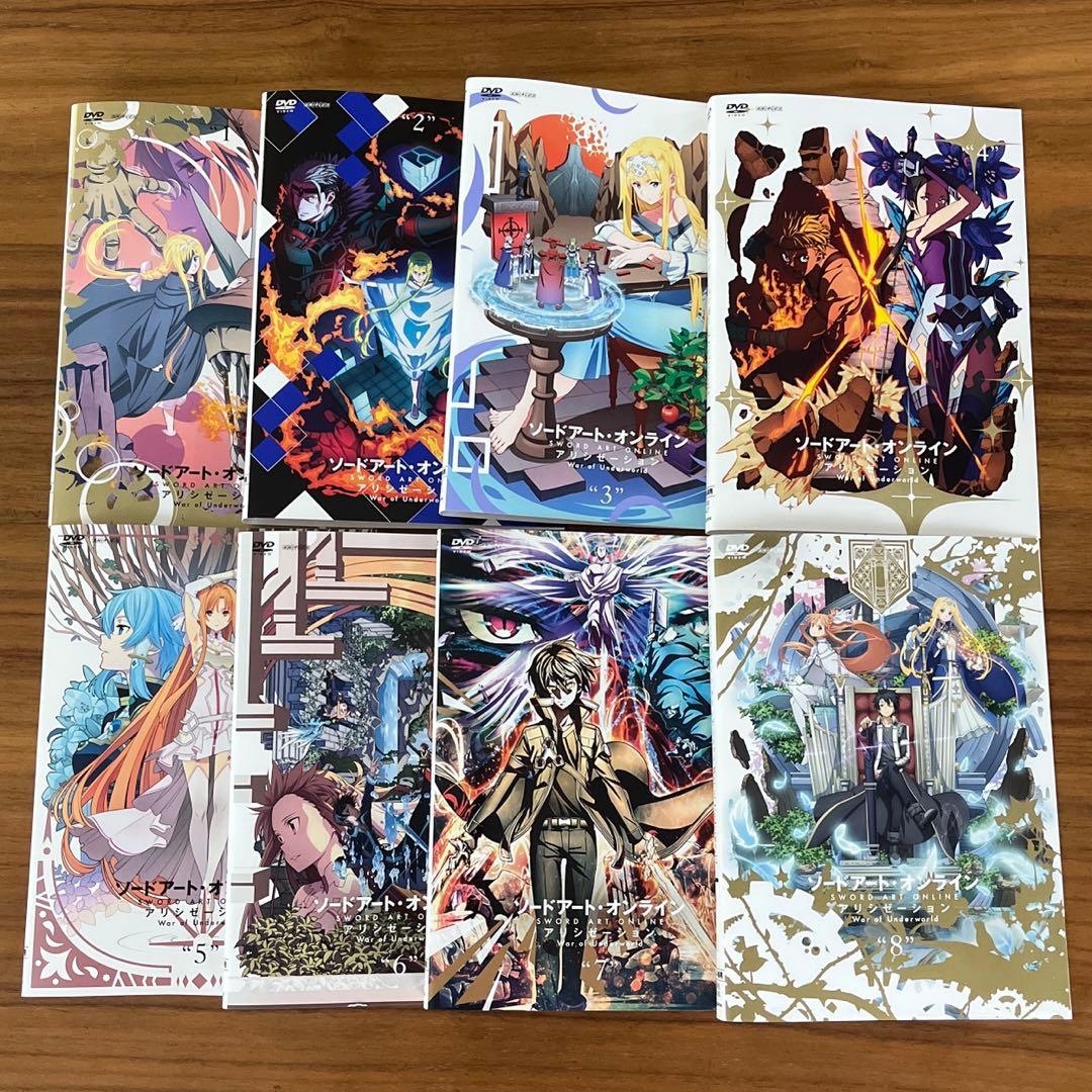 ソードアート・オンライン アリシゼーション 1期＋2期 DVD 16枚 全巻