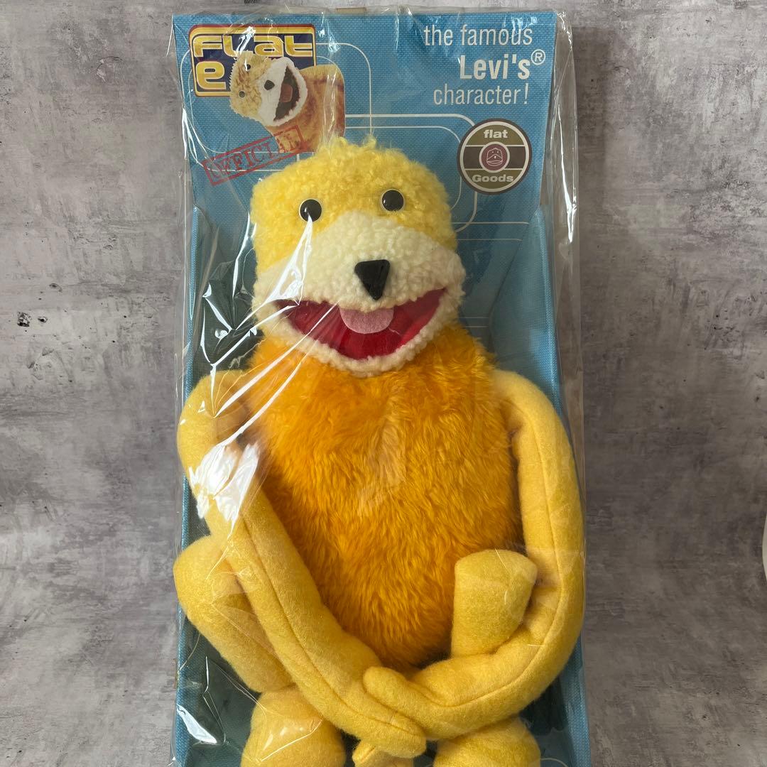 Levi's FLAT ELIC キャラクター プラッシュドール ぬいぐるみ Flat Eric フラットエリック 20周年記念 プラッシュドールセット BOX