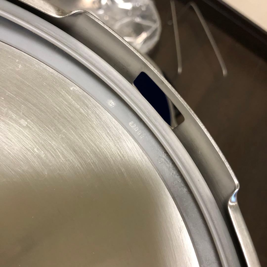 新品・未使用】silit☆シリット☆圧力鍋☆オレンジ☆5L ☆昭和☆レトロ