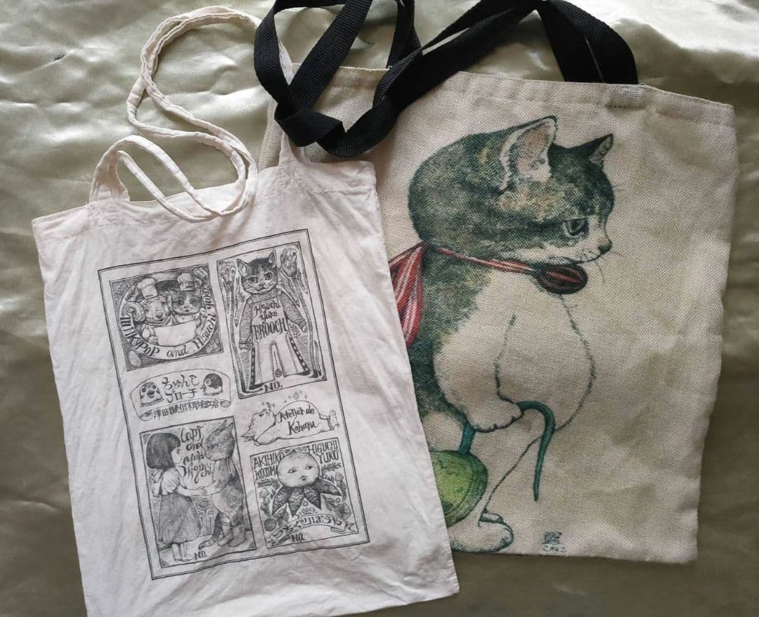 ぢ*中様 2/15迄希少 訳有 ヒグチユウコ 2017生活のたのしみ展限定猫柄