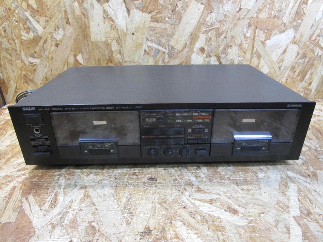 希少・動作品）ヤマハカセットデッキKX-W500 ダブルリバースカセット