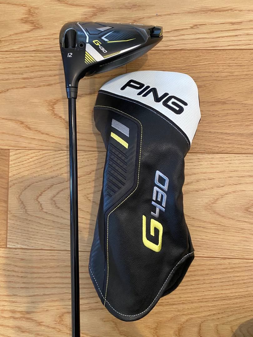 PING G430 ドライバー 12度 レフティー ヘッドカバー付き
