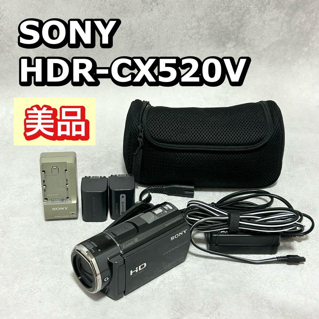 【美品】ソニー HDR-CX520V ビデオカメラ　ハンディカム HDR-CX500V/CX520V 各部名称 | デジタルビデオカメラ Handycam