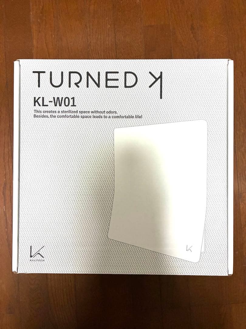 【新品】KALTECH カルテック　TURNED KL-W01 空気清浄機　除菌 カルテック TURNED 光触媒除菌・脱臭機 空気清浄機 ターンド・ケイ