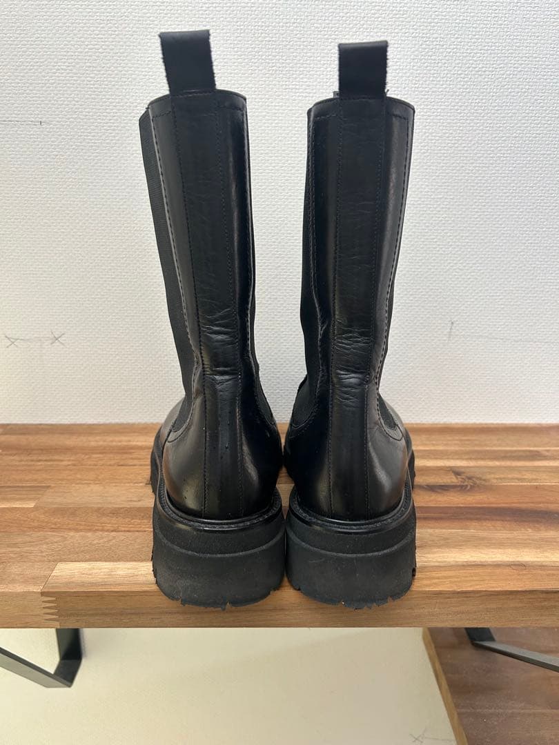 PASCUCCI IENA 別注 チェルシーブーツ サイドゴア イタリアンレザー