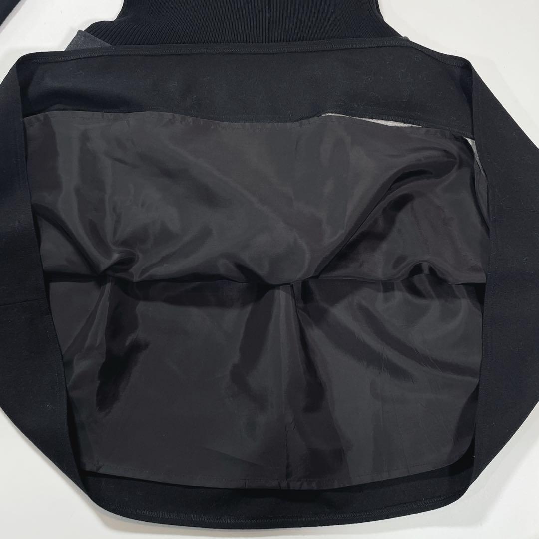 極美品✨ ルネ カシミヤ混 リブニット フレア ドッキングワンピース S