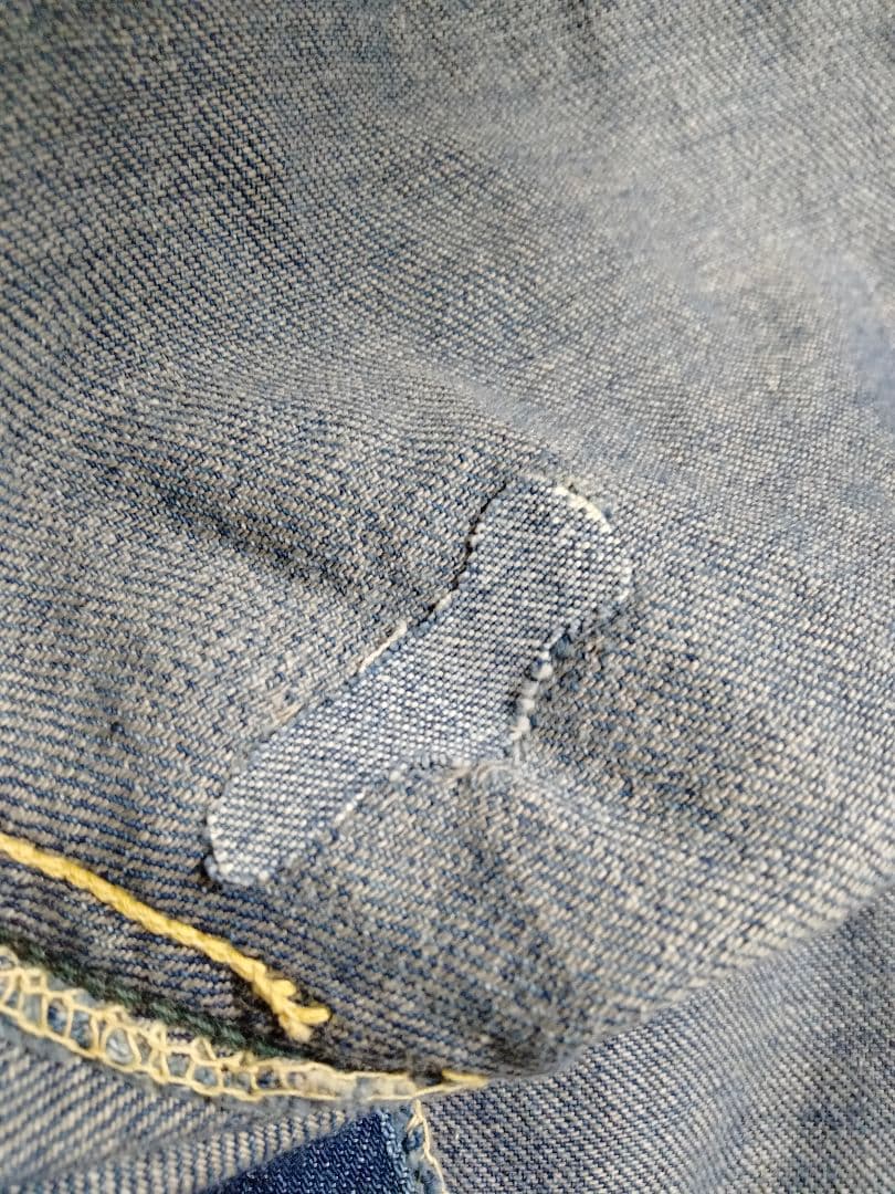 LEE 341Z センター赤タグ 50s 片耳 色濃い目 革パッチ ライトオンス