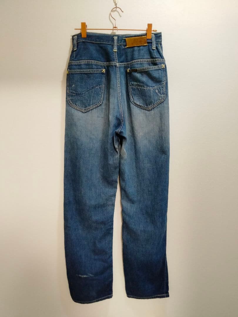 LEE 341Z センター赤タグ 50s 片耳 色濃い目 革パッチ ライトオンス