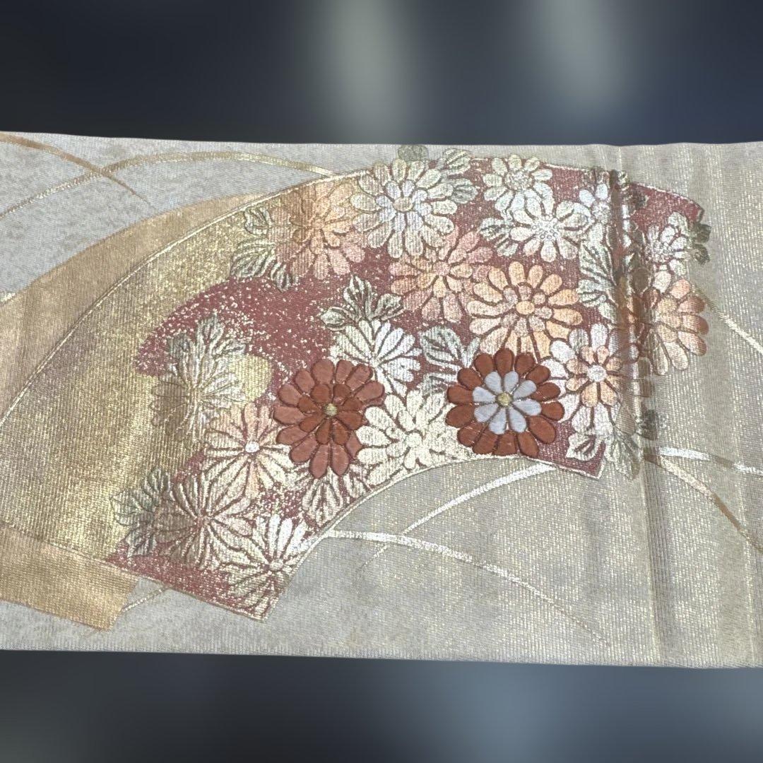 2-47 名古屋帯 九寸 美品 正絹 着物 名古屋仕立て - メルカリ