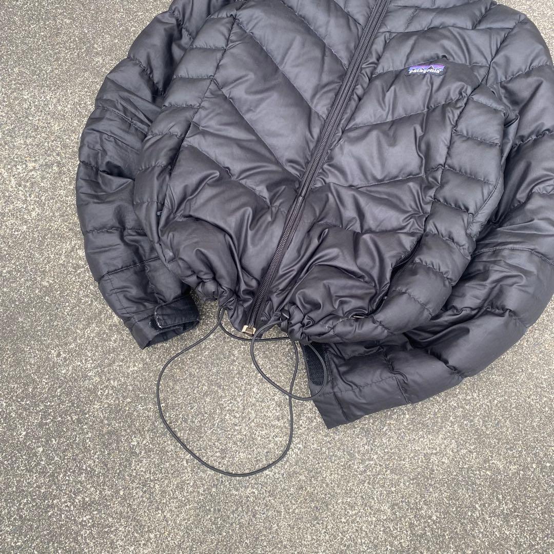 Patagonia 短丈 ダウンジャケット y2k テック系 11年製 人気 黒 - メルカリ
