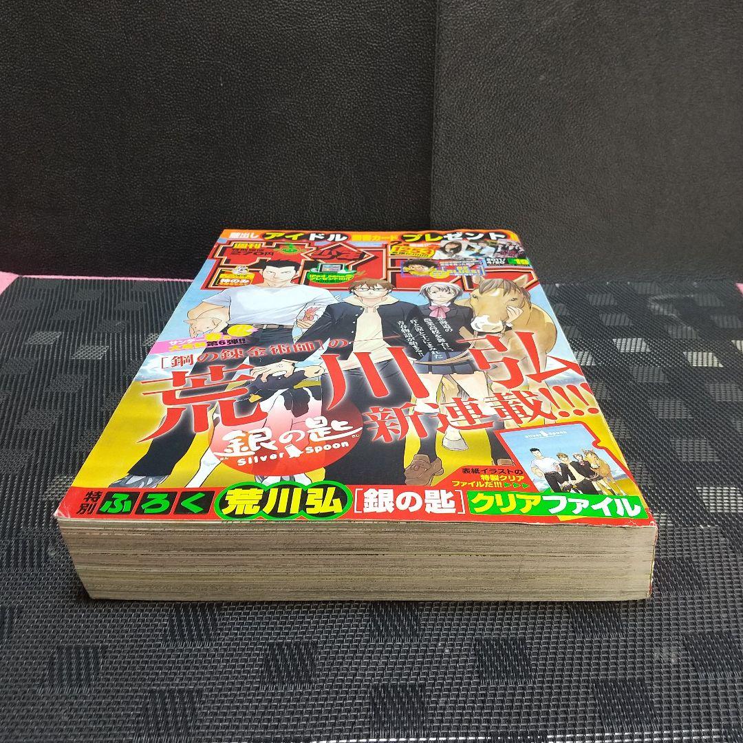 週刊少年サンデー 2011年19号※銀の匙 新連載 荒川弘※クリアファイル未