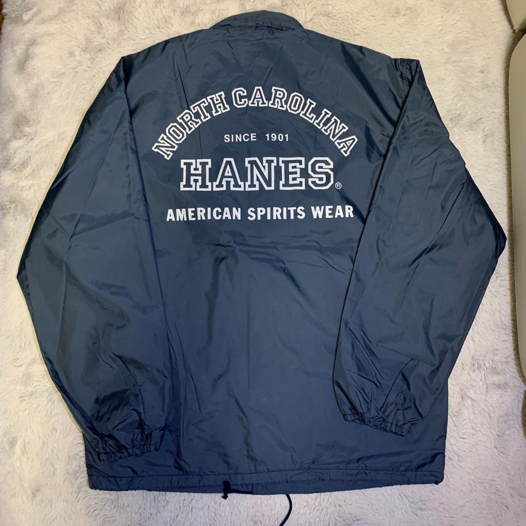 Hanes 90s コーチジャケット L ネイビー - メルカリ
