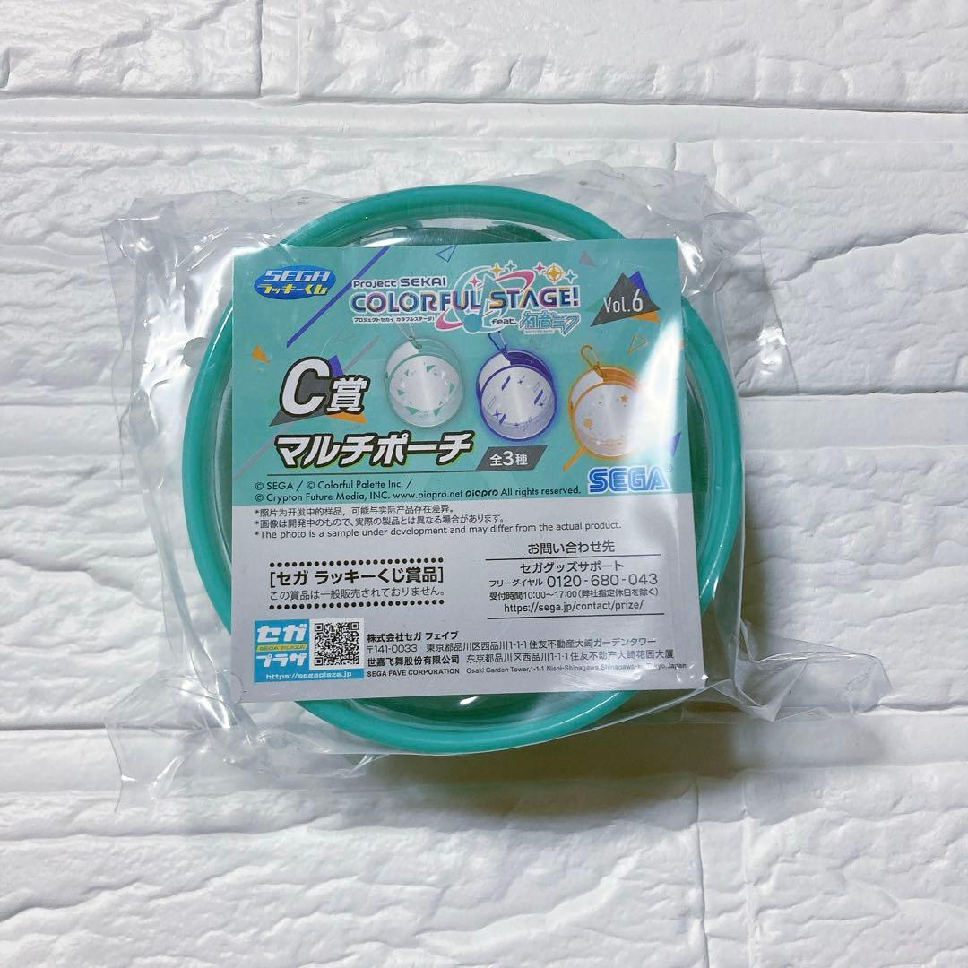 プロセカ セガラッキーくじ vol.6 C賞 マルチポーチ 初音ミク - メルカリ