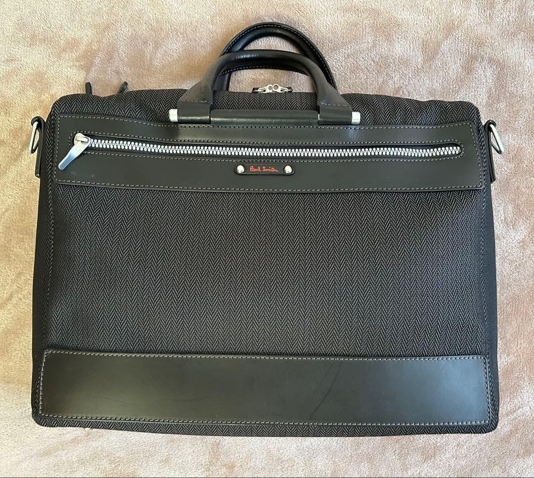 PaulSmith ポールスミス ビジネスバッグ ヘリンボーン 2way 黒 楽天市場】Paul Smith ポールスミス メンズ ビジネスバッグ2WAY