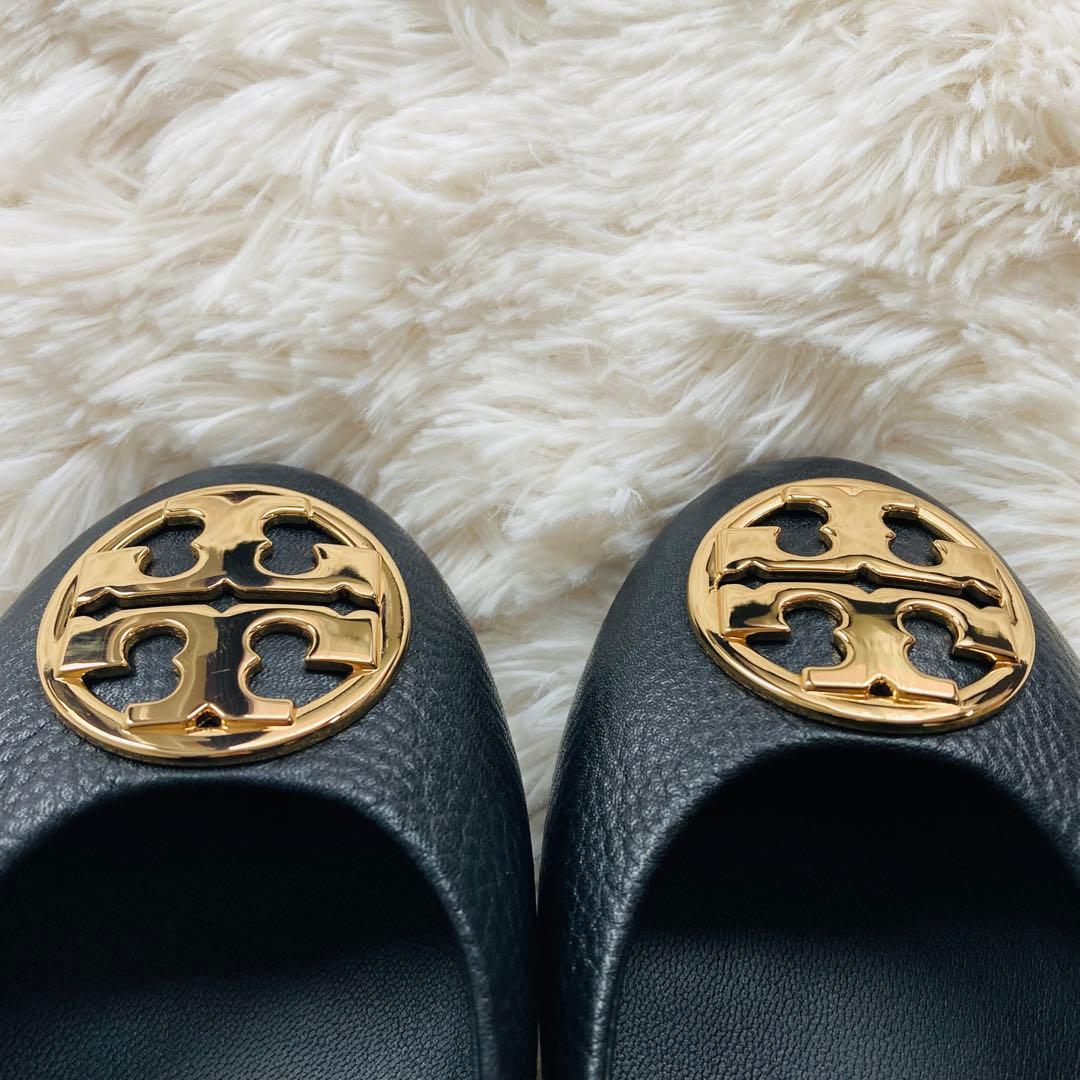 極美品】トリーバーチ チェルシー フラットシューズ レザー シボ加工