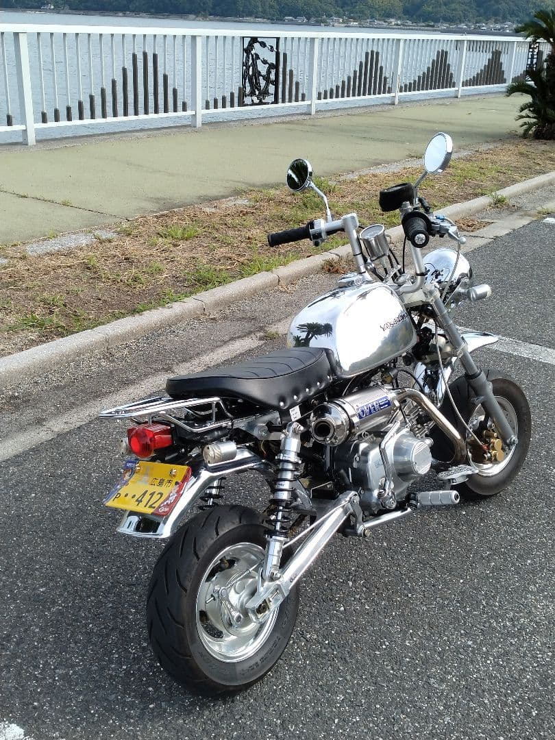 モンキーAB27・8インチ，アルミキャストホイール、（デイトナ）タイヤ