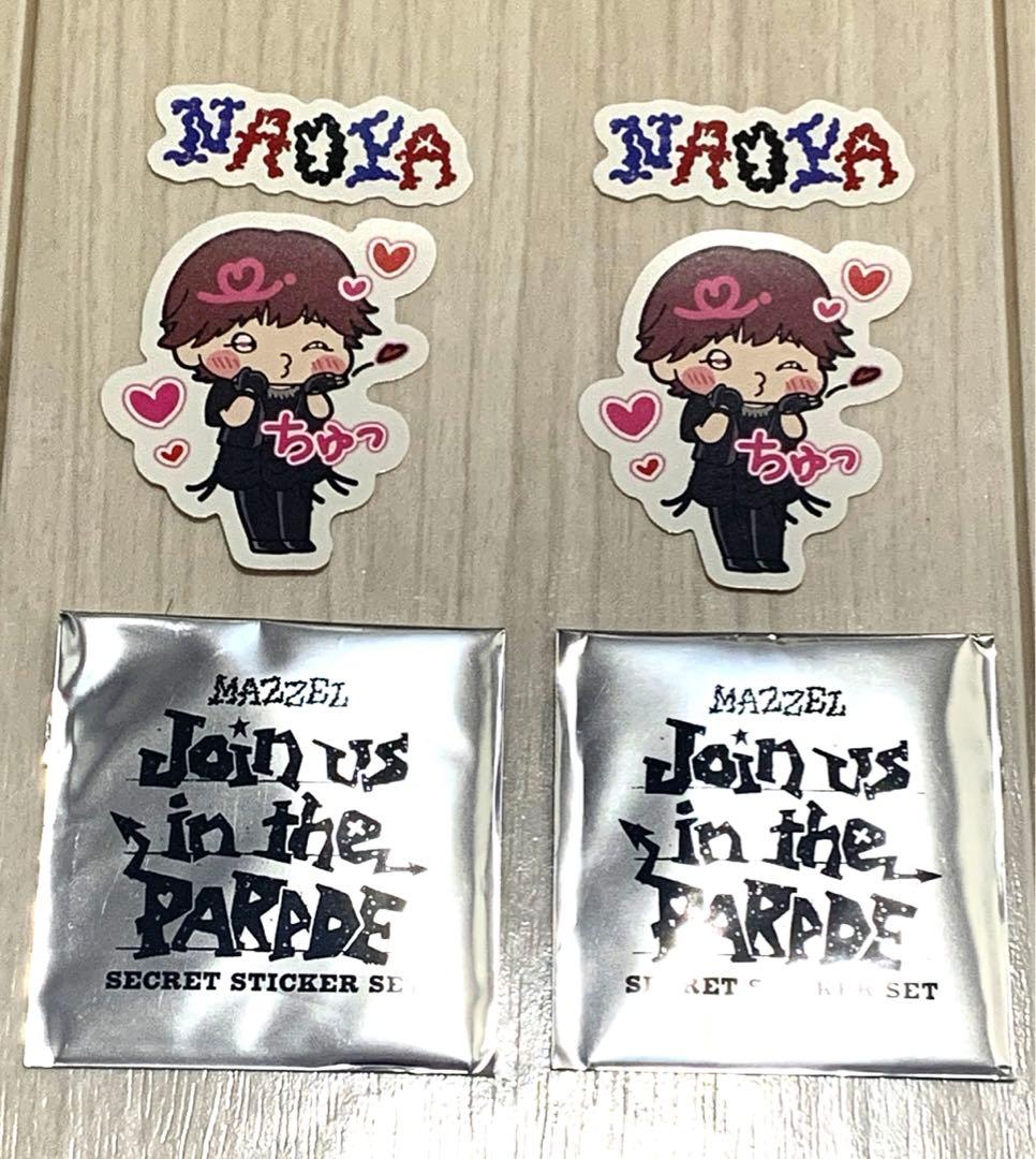MAZZEL(マーゼル)ナオヤ ステッカー2枚セット - メルカリ
