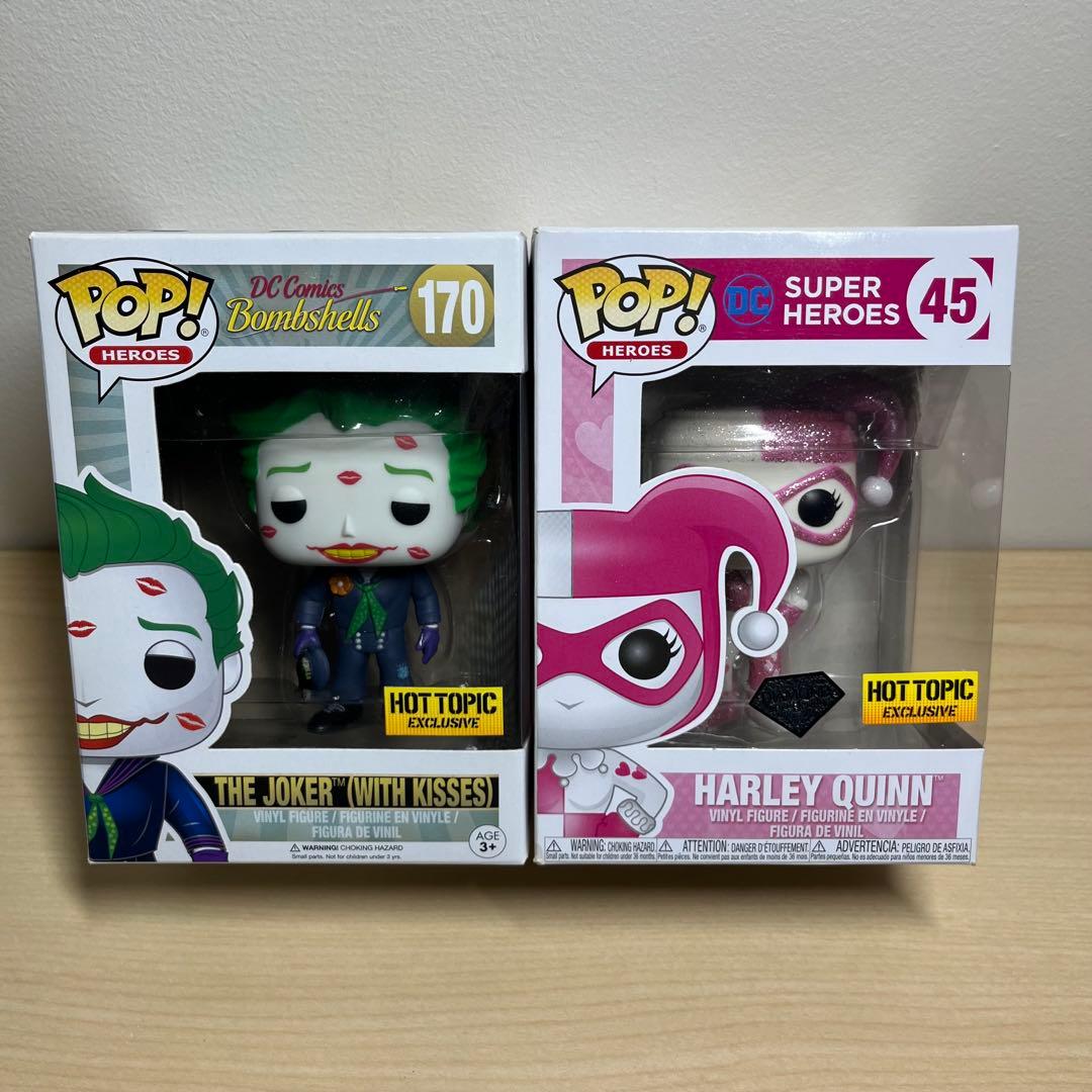 海外限定 POP! HEROES ジョーカー ハーレイクイン フィギュア フィギュア専門店 -ソダチトイズ / 予約 サイドショウ ジョーカー
