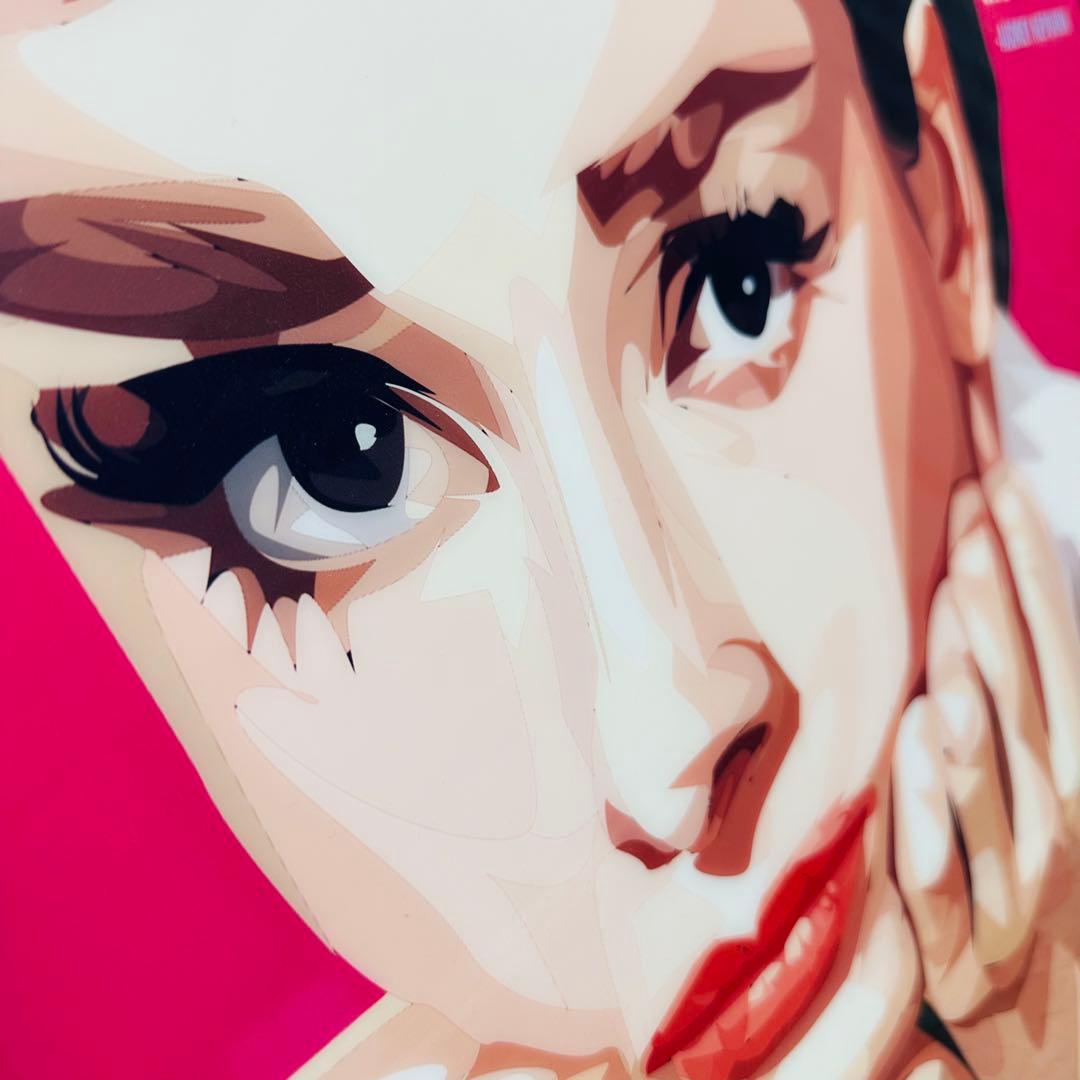 大型サイズ/アートパネル】 オードリー ヘップバーン 51cm × 51cm