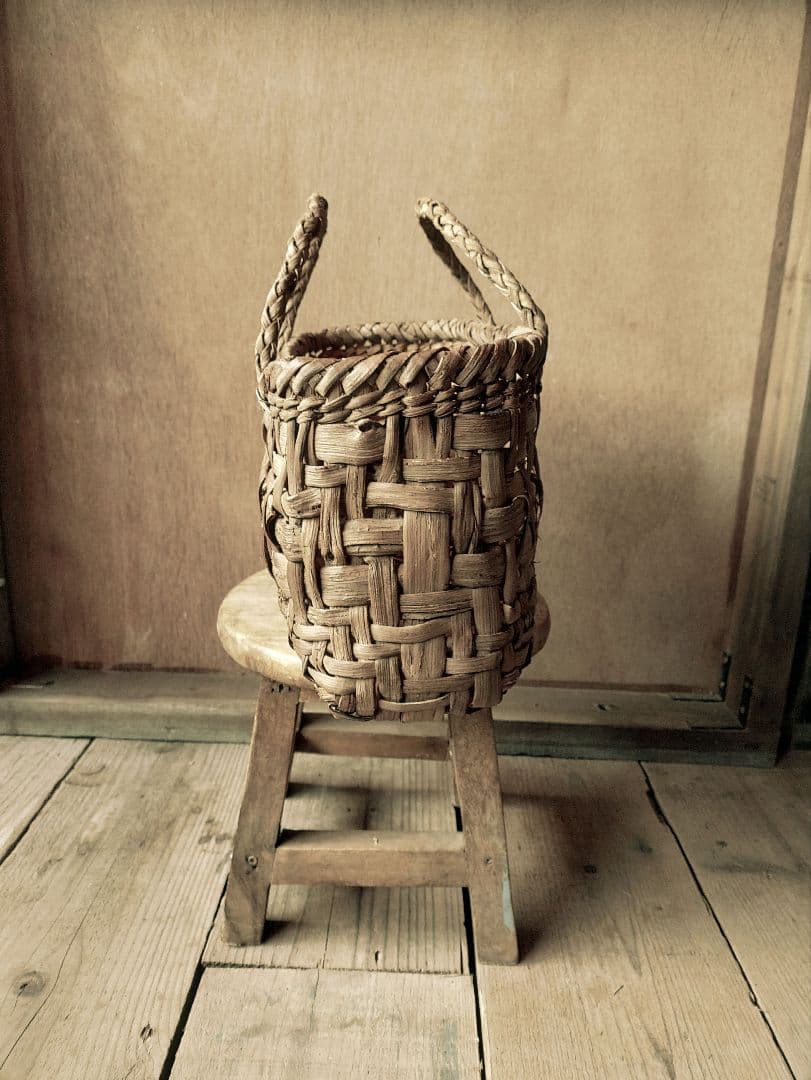 ぱ*ぽ様 信州安曇野の山葡萄かごバック 里山手仕事 - バッグ