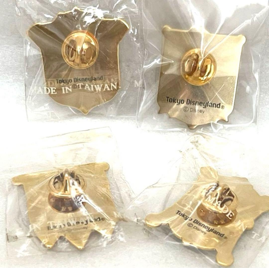 ピンバッジ 非売品 東京ディズニーランド15周年記念 1998年 4点セット