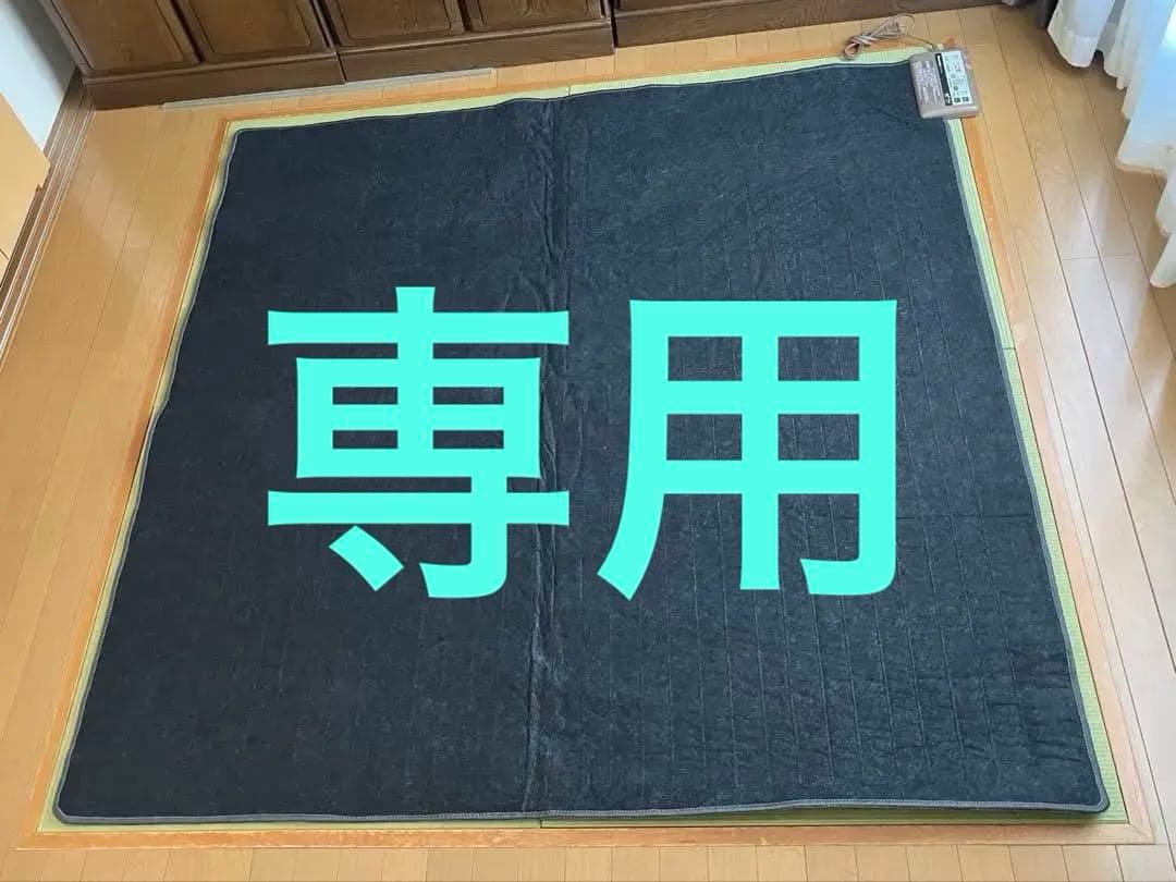 あいりす☆2022年製Panasonic 着せ替えカーペット 2畳相当 KOIZUMI（コイズミ） 電気カーペット 2畳相当 177×177cm KDC-20237