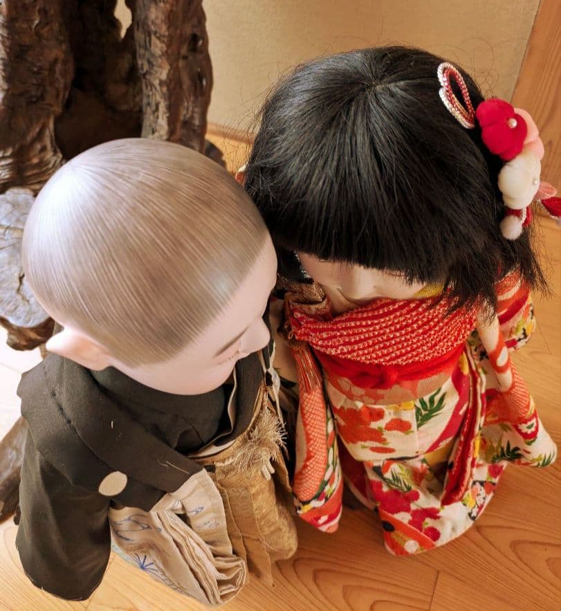 専用】15号 戦前 戦中結納 市松人形着物 丸平 大木平蔵 ビスクドール