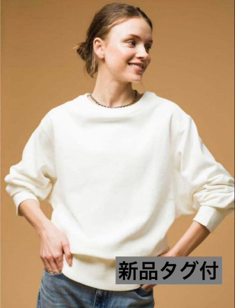 rkiiiii⭐︎　R.H. VINTAGE ホワイトスウェット S スウェット イージー パンツ（ホワイト/ネイビー）｜RH Vintage(アール