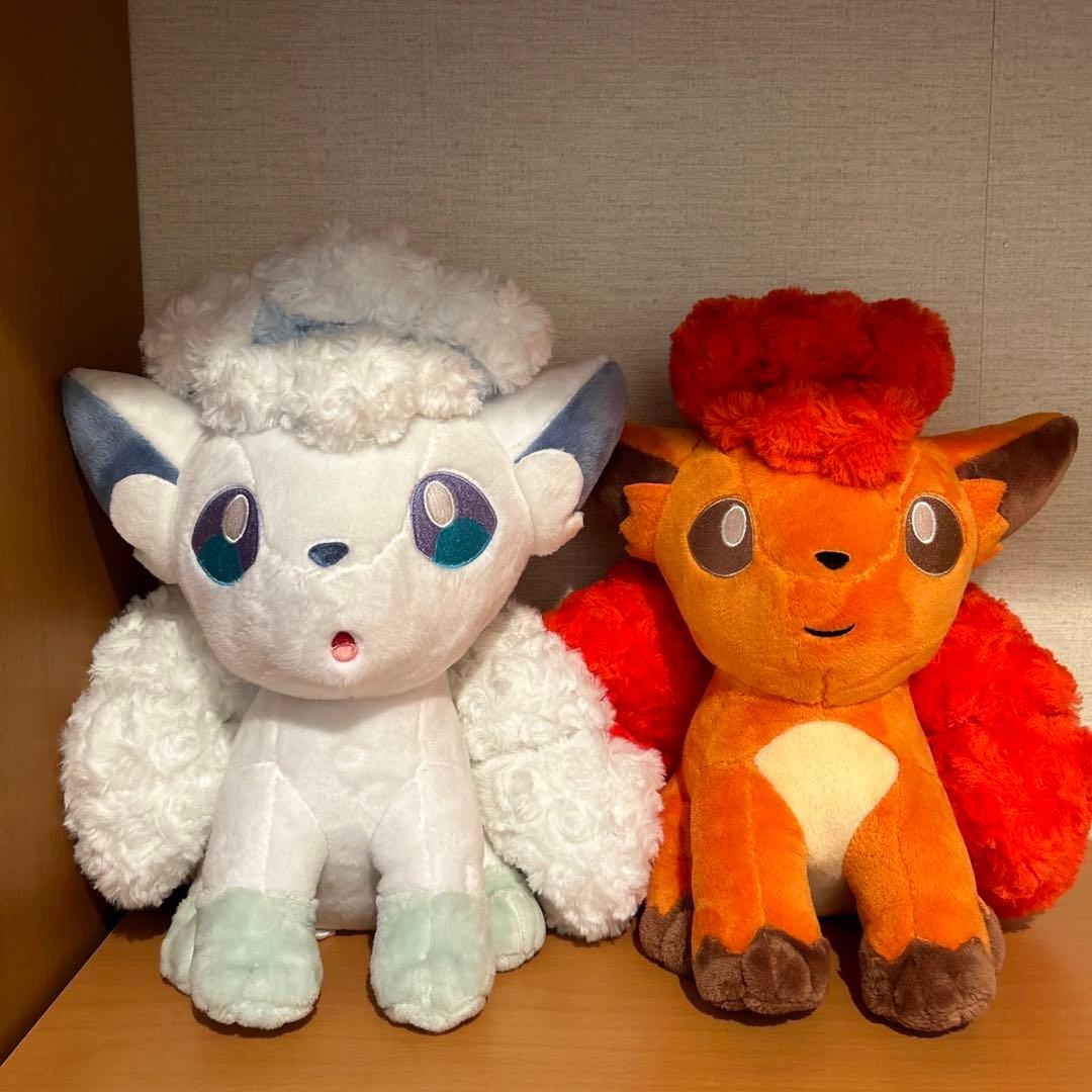 ポケモンセンター ふわふわ 抱き ぬいぐるみ ロコン アローラロコン