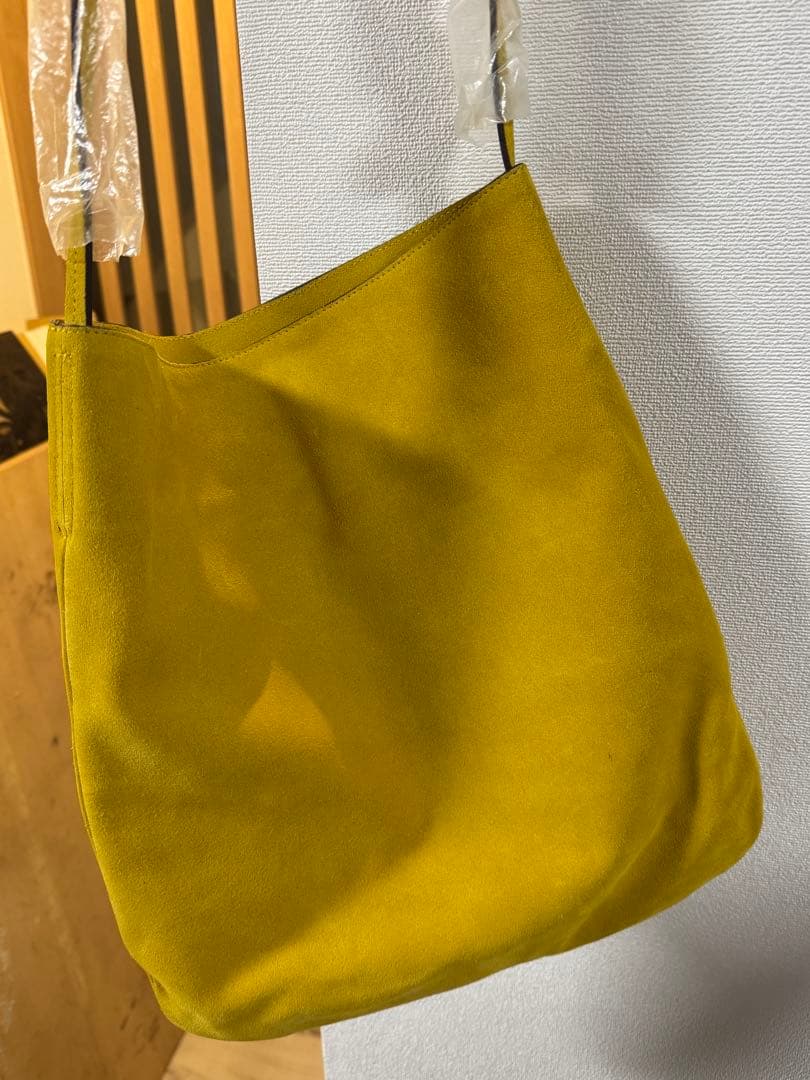 merci メルシー スウェード クロスボディ ショルダー バッグ 未使用