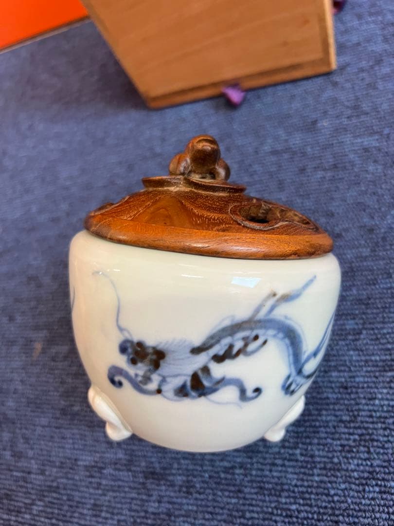 1138 中国 骨董 龍文香炉 時代物 - メルカリ