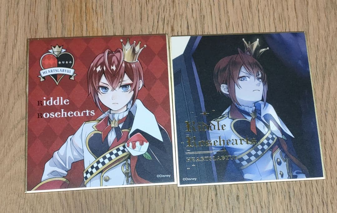 ツイステ リドル・ローズハート ミニ色紙 2枚セット - メルカリ