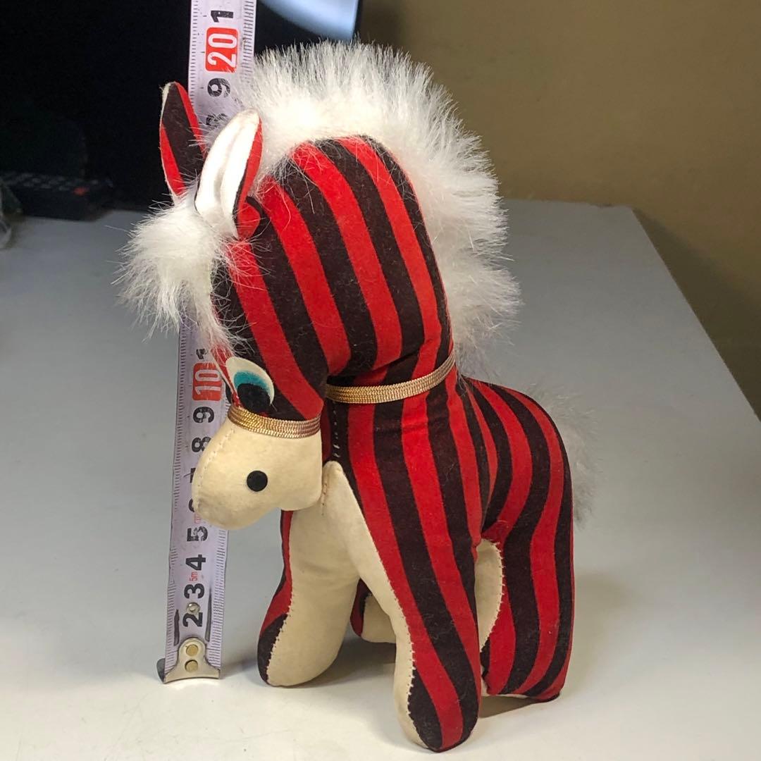 昭和レトロ 馬 ぬいぐるみ アンティーク雑貨 - メルカリ