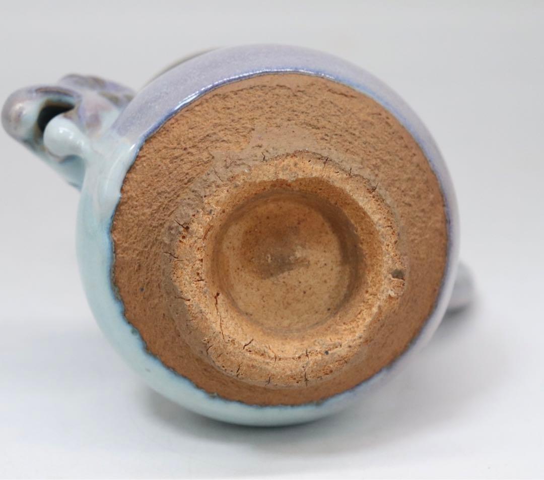 中国 羊頭水注 漢詩紋入 送料込み1007