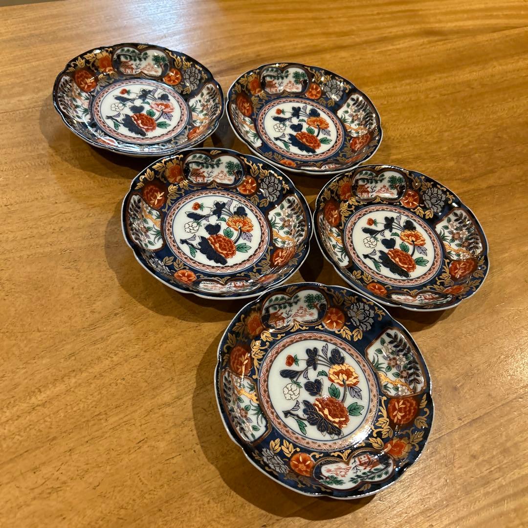 有田焼 和山窯 金彩古伊万里絵付 平皿 五枚 - メルカリ