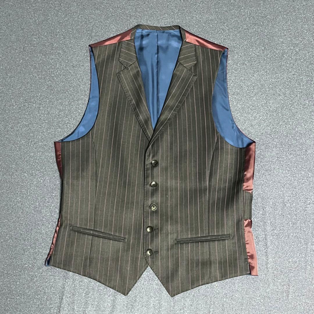 【美品】Tollegno 1900 3ピース スーツ P.S.FA 大きいサイズ