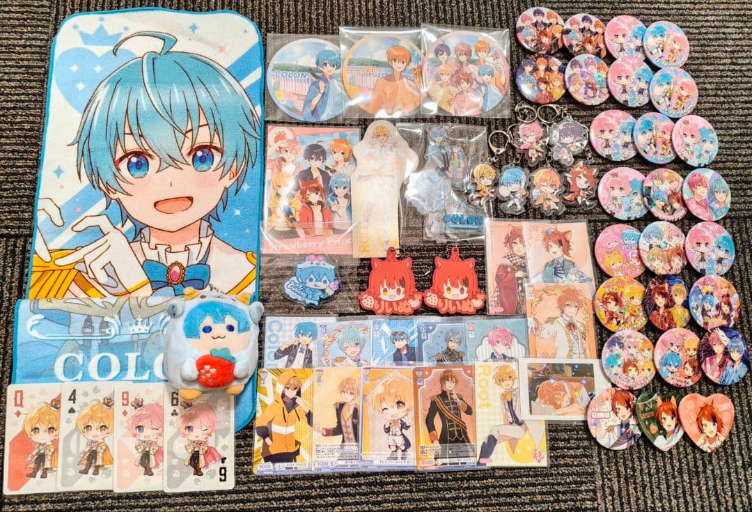 すとぷり 缶バッジ ころん まとめ売り ぬいぐるみ タオル 全員