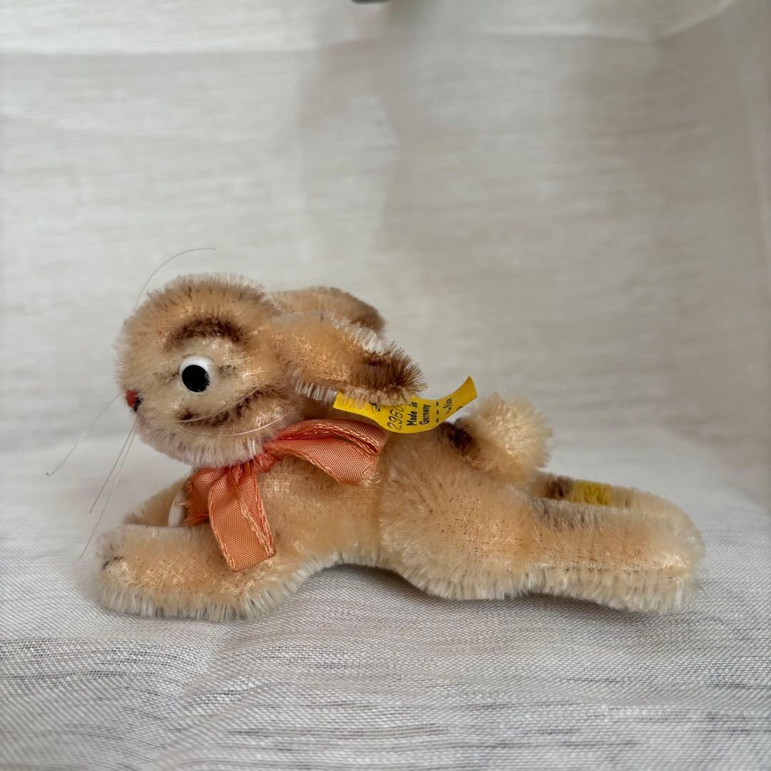ヴィンテージ シュタイフ うさぎ ぬいぐるみ シュタイフ ぬいぐるみ うさぎ Hoppy14㎝ ヴィンテージ | ぷちアンティーク