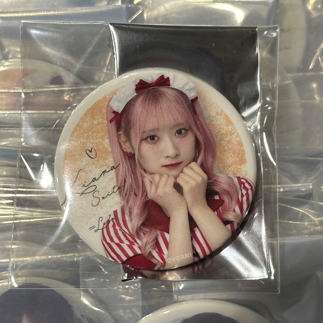 イコラブ 齋藤樹愛羅 缶バッジ 仲直りシュークリーム - メルカリ