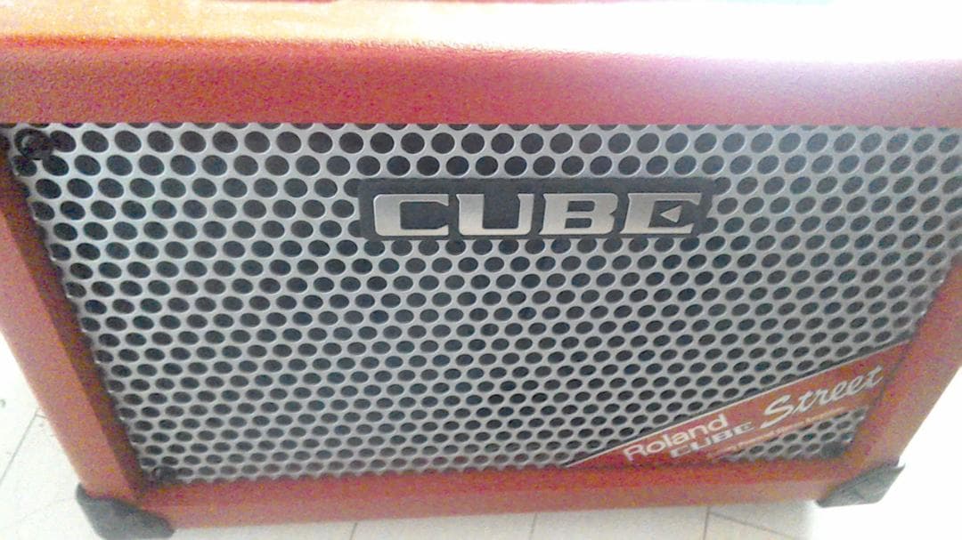 路上アンプ Roland CUBE Street EX ステレオアンプ 50W 電池駆動 路上ライブ 小