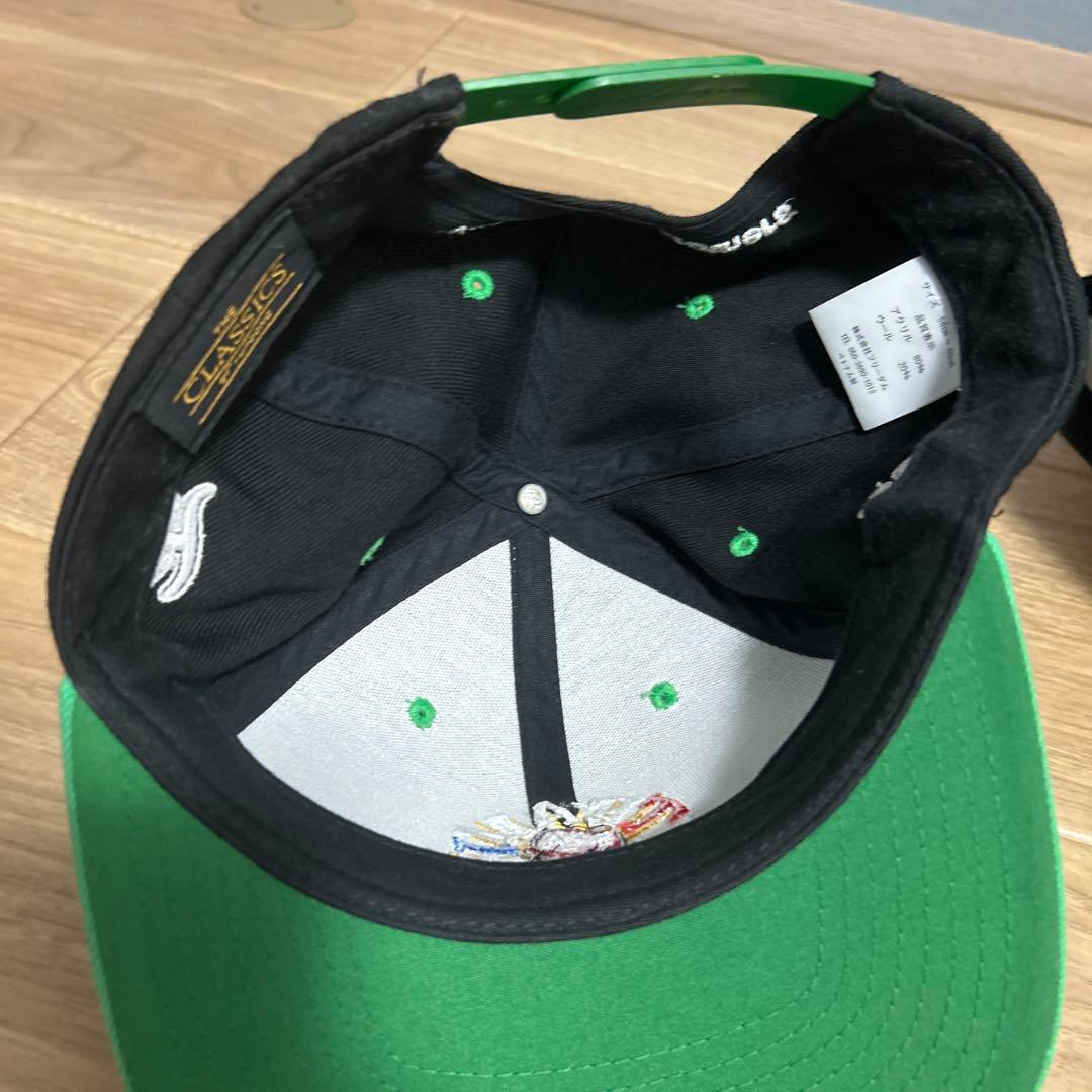 井上尚弥 後援会 キャップ ブラック×ライトグリーン - メルカリ